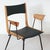 Wood Italian Boomerang Chair with Wooden Armrests & New Upholstery attributed to Carlo De Carli, 1950s For Sale - Image 7 of 10