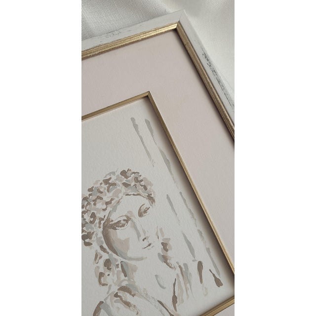 Original Sepia Watercolor For Sale In New York - Image 6 of 6