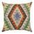 Geometric Turkish Cristine Hand Woven Kilim Throw Pillow For Sale