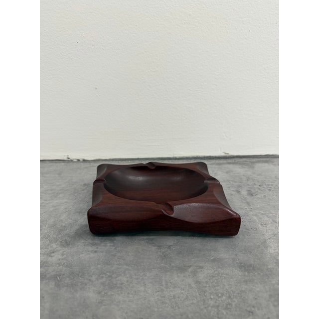 1980s Brazilian Modern Jacaranda Wood Ashtray or Catchall, 1980s For Sale - Image 5 of 12