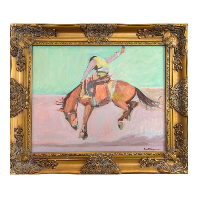 “And He Felt Free” an Original Painting by Michelle Heimann. For Sale