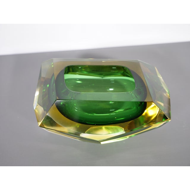 1970s Vintage Murano Sommerso Glass Bowl by Flavio Poli, 1970s For Sale - Image 5 of 8