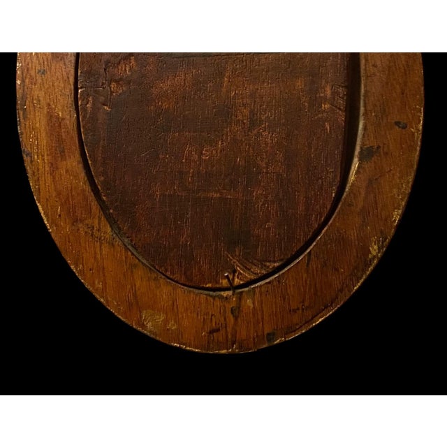 Diminutive Antique French Oil on Board, "Péveil It Riceur” For Sale - Image 9 of 13