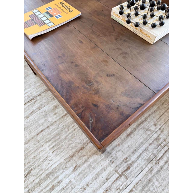 Walnut Worktable, 1950s For Sale - Image 9 of 15