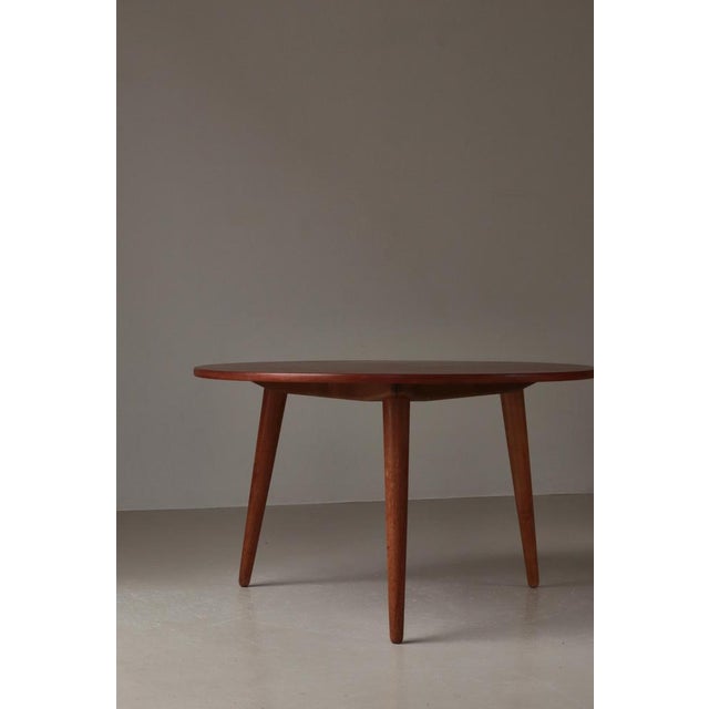 1960s Danish Modern Model AT-8 Table by Hans J. Wegner for Andreas Tuck, Denmark, 1960s For Sale - Image 5 of 15