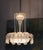 Glass White Pulegoso Glass Fountain Chandelier from Barovier, 1930s For Sale - Image 7 of 18