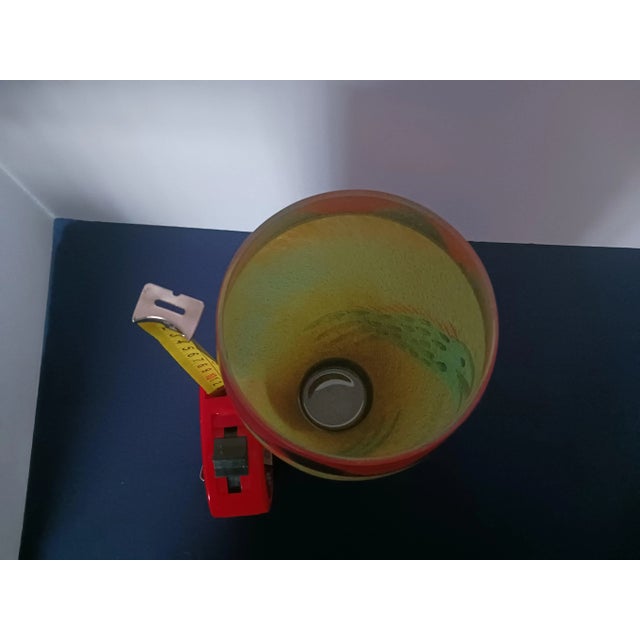 1990s Kosta Boda Ulrica Hydman-Vallien Nevada Series Hand Painted Vase, Signed For Sale - Image 9 of 11