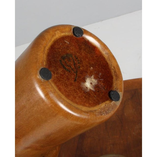 Ceramic Moonfrog Vases by Kirsten Günther for Knabstrup, 1960s, Set of 3 For Sale - Image 7 of 8
