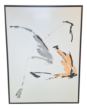 Great Conjunction, 1989, Acrylic on Paper, Framed