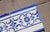 1920s Antique Art Deco Portuguese Blue & White Border Tiles Set of 7 For Sale - Image 10 of 11