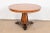 Baker Furniture Stately Homes Collection Burl Wood and Parcel Ebonized Regency Center Table, Restored For Sale - Image 12 of 12