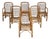 Bamboo Armchairs by Tito Agnoli, 1970s, Set of 6 For Sale