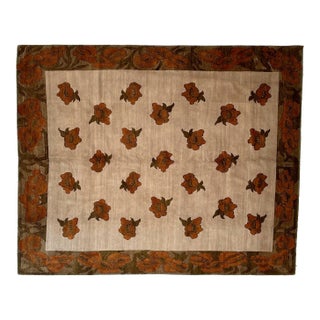 1980s Art Deco Chinese Rug, 8'1" X 10'2" For Sale