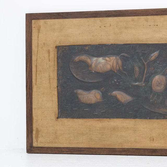 Copper Decorative Panel by Laurana Rame Darte, 1950s For Sale - Image 3 of 10