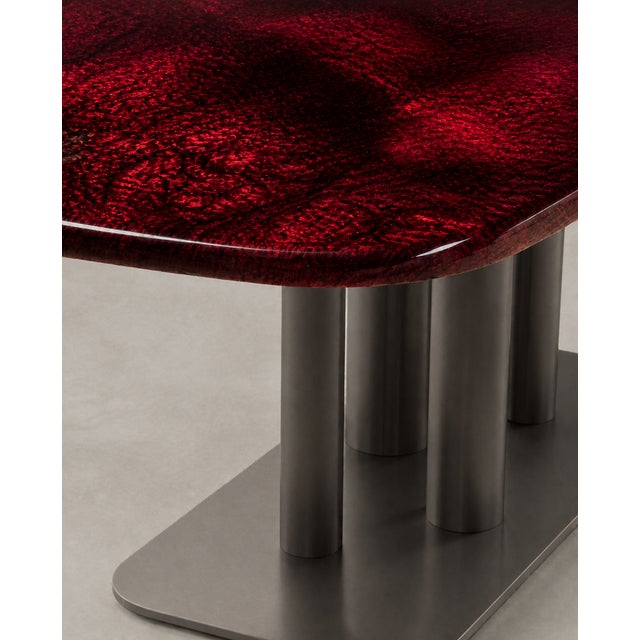 Dante Epoxy Resin Table by Andrea Toffanin for Hood - Back & Forth Design For Sale - Image 4 of 6