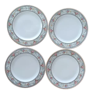 Antique Royal Bavarian "The Meriden" Hutschenreuther Selb Bread & Butter Plates- Set of 4