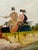 1908 Philip H. Rideout British Edwardian Coaching Scene Going to Fair Oil Painting For Sale - Image 10 of 18