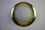 Brass and opaline glass flush mount by glashütte limburg, 1960s. This elegant vintage ceiling or wall light features a...