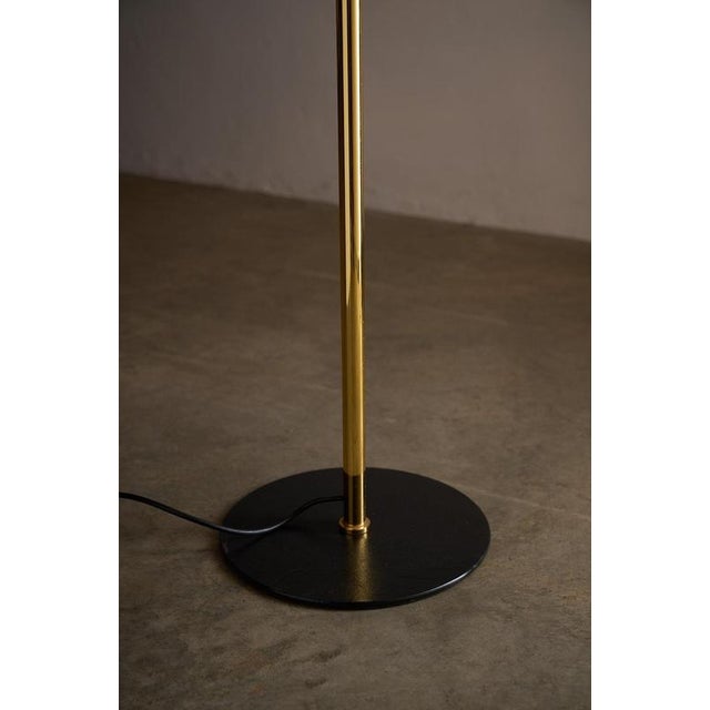 Metal Gold Multi-Light Atomic Floor Lamp by Gino Sarfatti, 1970s For Sale - Image 7 of 10