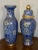 Mid 20th Century Vintage Blue and Gold Cloisonné Vases, 12 Inches Each - A Pair For Sale - Image 5 of 12