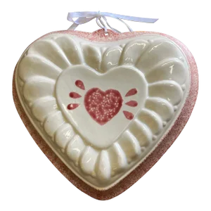 Vintage Farmhouse Style Ceramic Heart