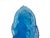 1990s 5.25" Crystal Blue Bodhisattva Samantabhadra on Elephant Figure For Sale - Image 5 of 10