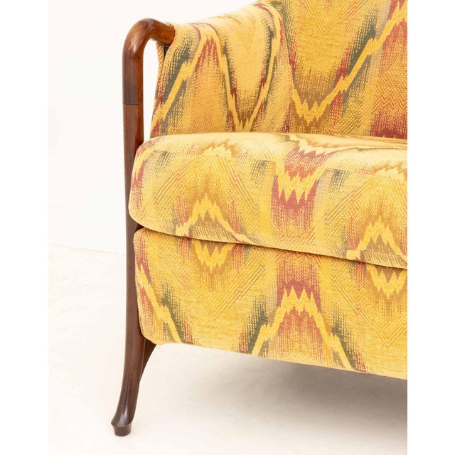 Mid 20th Century Umberto Asnago "Progetti 63340" Wing Chairs, Pair For Sale - Image 5 of 6