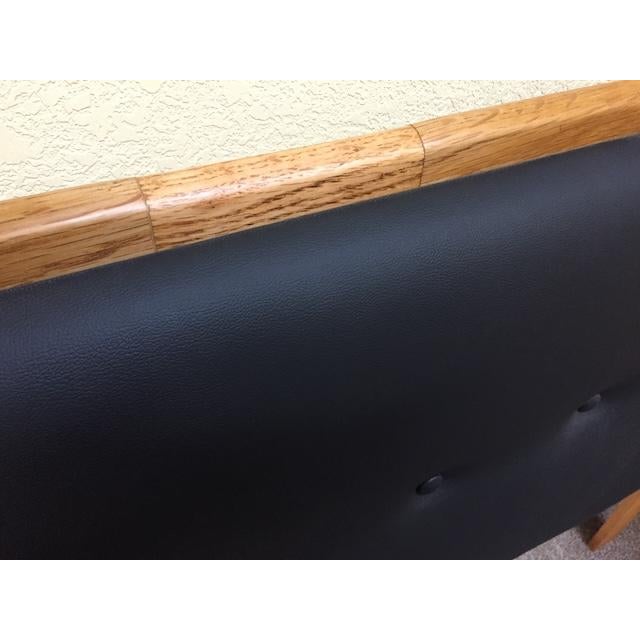 G Plan Queen Size Headboard & Night Stands With Glass Shelf C 1950's For Sale In San Francisco - Image 6 of 9