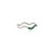 Not Yet Made - Made To Order Zambian Emerald Stackable Wave Band Size 5 in 14k Solid Gold For Sale - Image 5 of 12