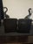 Vintage 1930s Art Deco Anglo-Indian Chocolate Bronze Elephant Bookends - Pair For Sale - Image 14 of 14