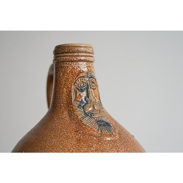 Antique German Jug in Salt Glazed Stoneware For Sale - Image 6 of 12