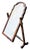 Antique Shell & Horn Tilt-Top Vanity Mirror For Sale - Image 4 of 12