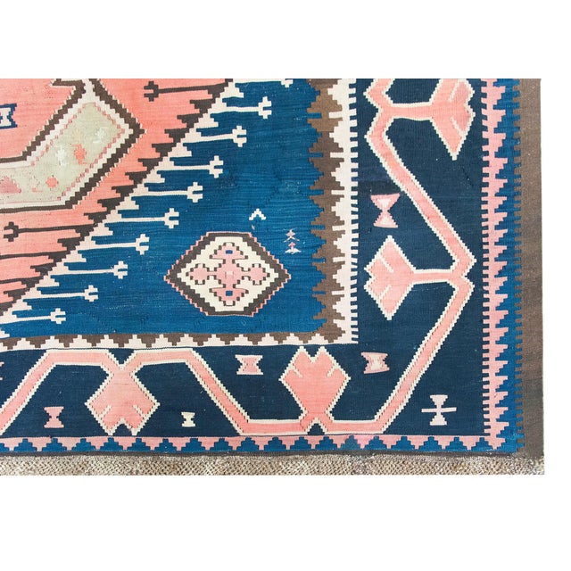 Early 20th Century Turkish Konya Kilim Rug For Sale - Image 14 of 17
