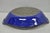 Vintage Michael Lax Copco Denmark Mid Century Modern Cobalt Blue & White Enamel Cast Iron Paella Dish Pan. Circa Late 20th...