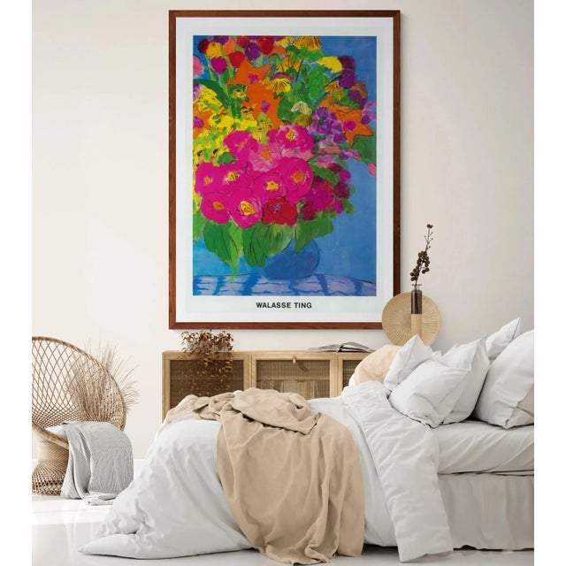Artist: Walasse Ting Title: Flowers Year: 1989 Signed: No Medium: Offset Lithograph Paper Size: 62.25 x 43.25 inches (...