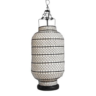 Cylinder Heibe Wire Lantern Small For Sale