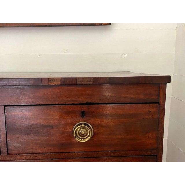 19th Century 19th c. Mahogany 5 Drawer Chest For Sale - Image 5 of 11