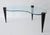 Mid-Century Modern Mid Century Modern Kidney Shaped Glass Coffee Table With Cone Legs For Sale - Image 3 of 17