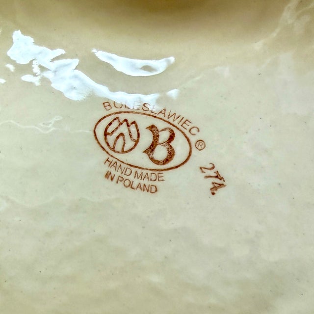 Polish Pottery Hen Shaped Covered Baker by Zaklady Boleslawiec For Sale - Image 13 of 13