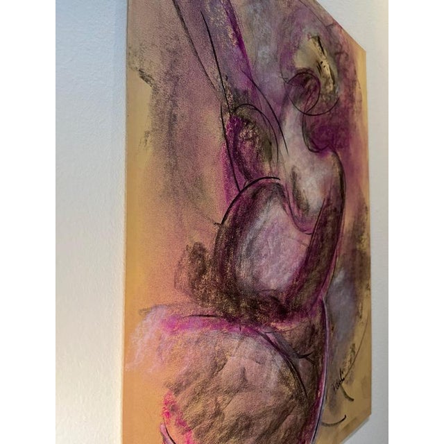 Gilbert Pauli, Future Mother, Pastel on Paper, 1990 For Sale - Image 9 of 10