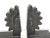 Late 20th Century Industrial Modern Iron Bookends - Set of 2 For Sale - Image 5 of 13