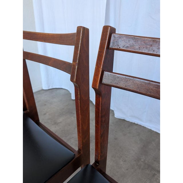 Vintage Scandinavian Wooden Dining Chairs from Stol Kamnik, 1970s, Set of 6 For Sale - Image 6 of 18