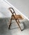 Mid-Century Bamboo Folding Chair with Brass Details, 1950s, in Very Good conditions. Designed 1950 to 1959