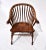 19th C. Windsor Style Accent Chair With Dolphin Head Arms For Sale - Image 12 of 13
