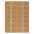 Rug & Kilim’s Scandinavian Style kilim in Orange, Gold & Blue Geometric Pattern - 12x18 For Sale