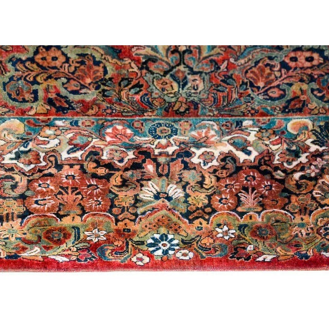 Early 20th Century Persian Sarouk Rug For Sale - Image 9 of 13