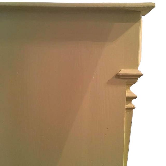 Yellow Wood Buffet with Yellow Glass Shelves, 1850 For Sale - Image 15 of 18