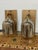 Brass Plate + Mercury Glass Wall Sconces, Pair For Sale - Image 11 of 12