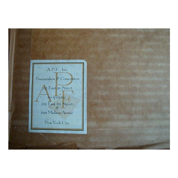 1965 Original Abstract Lithograph New York City Night Skyline For Sale In Richmond - Image 6 of 7