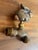Shabby Chic Vintage Natural Patinated Brass Rabbit Garden Water Spigot For Sale - Image 3 of 4